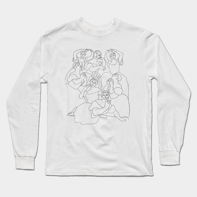 Pablo Picasso Long Sleeve T-Shirt by Antho